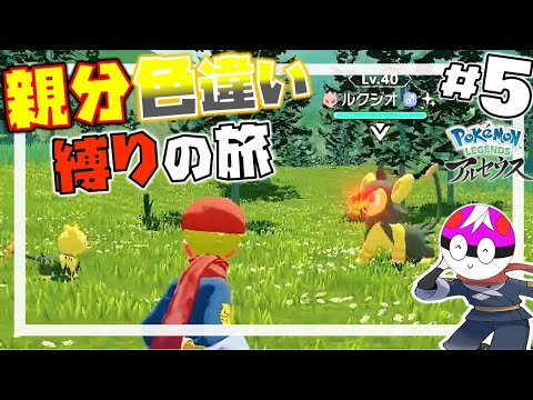 色違い親分ポケモン縛りの旅 5 レジェンズアルセウス ゆっくり実況 ようつべゲーム速報