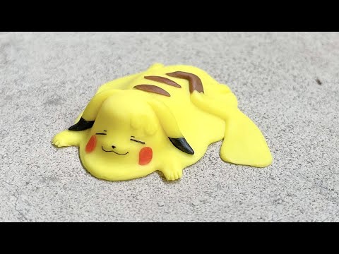 粘土 暑すぎて溶けるピカチュウ 作ってみた ポケモン Pokemon Pikachu Polymer Clay ようつべゲーム速報
